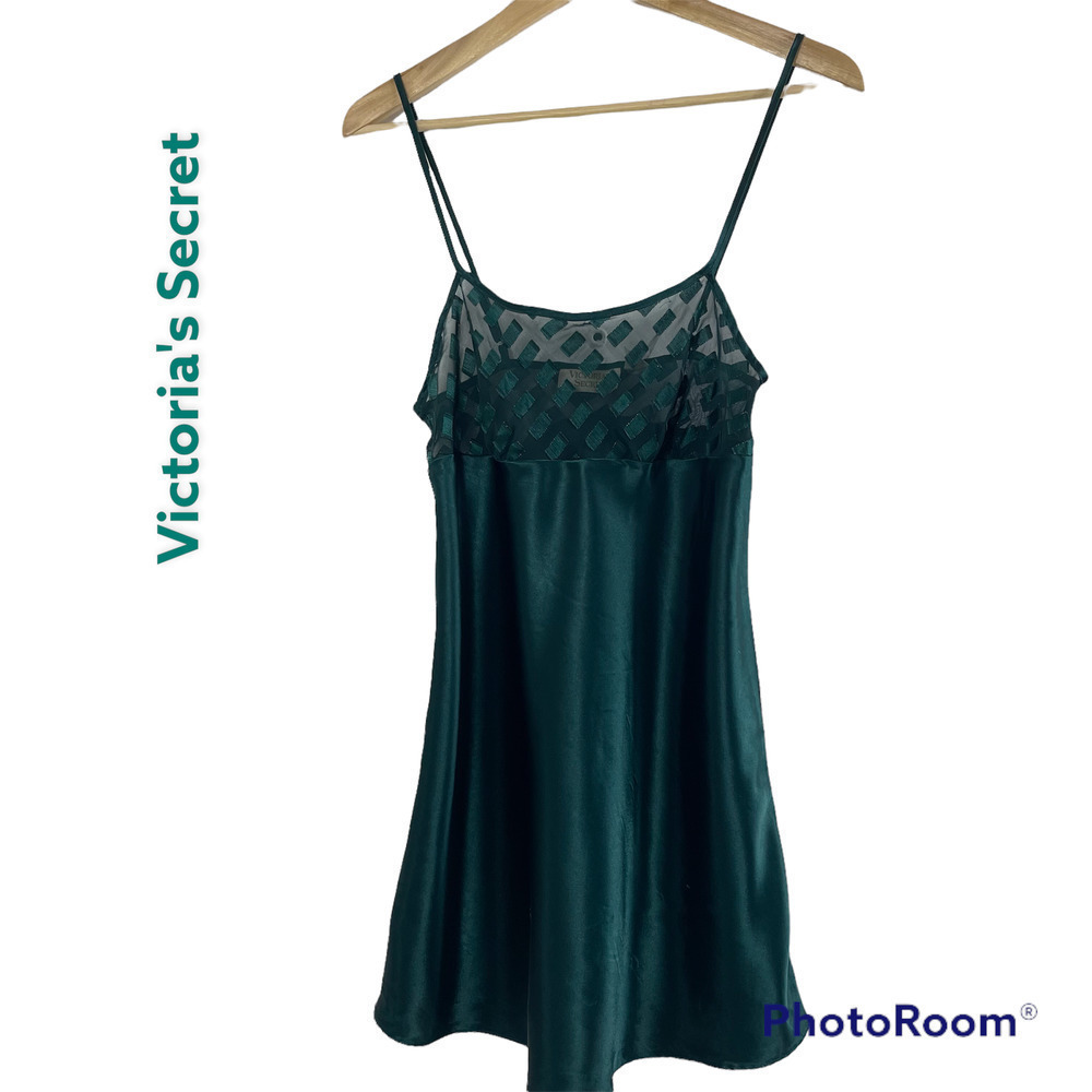 Vintage Victoria's Secret Sleepwear Camisole Green Size XS